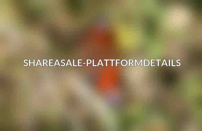 ShareASale-Plattformdetails: