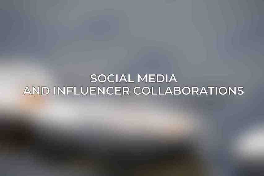 Social Media and Influencer Collaborations