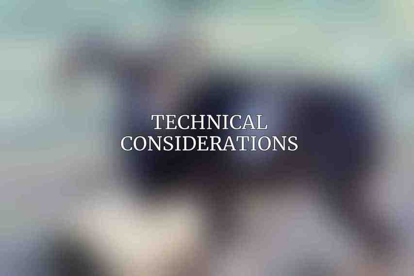 Technical Considerations