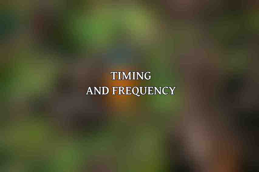 Timing and Frequency: