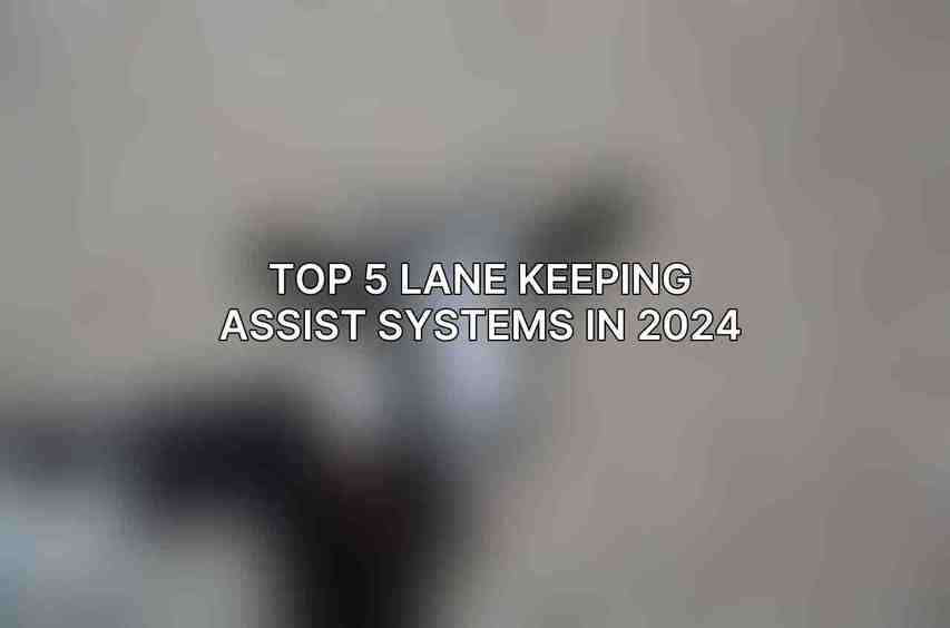 Top 5 Lane Keeping Assist Systems in 2024
