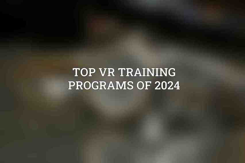 Top VR Training Programs of 2024
