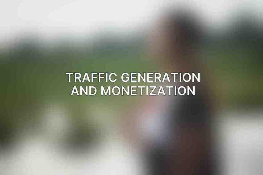 Traffic Generation and Monetization