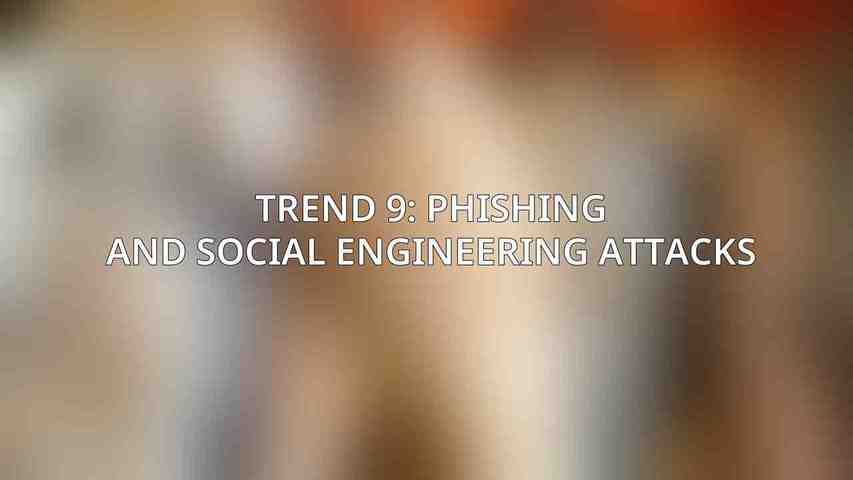 Trend 9: Phishing and Social Engineering Attacks