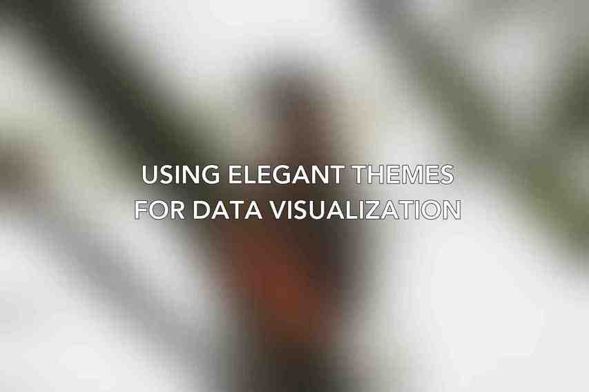 Using Elegant Themes for Data Visualization