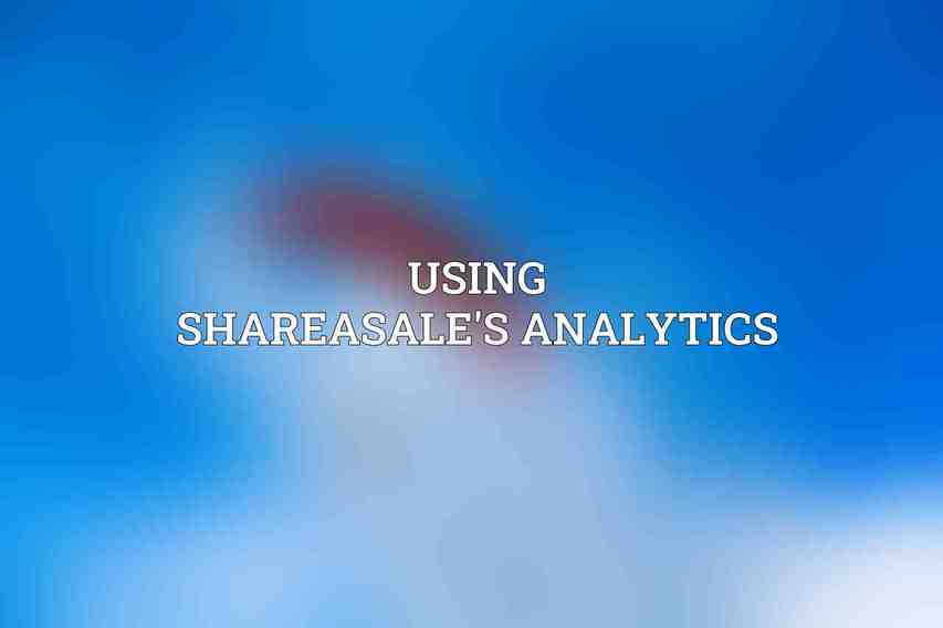 Using ShareASale's Analytics