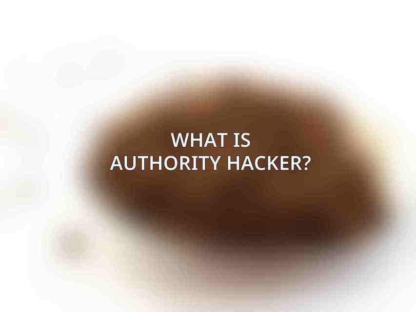What is Authority Hacker?