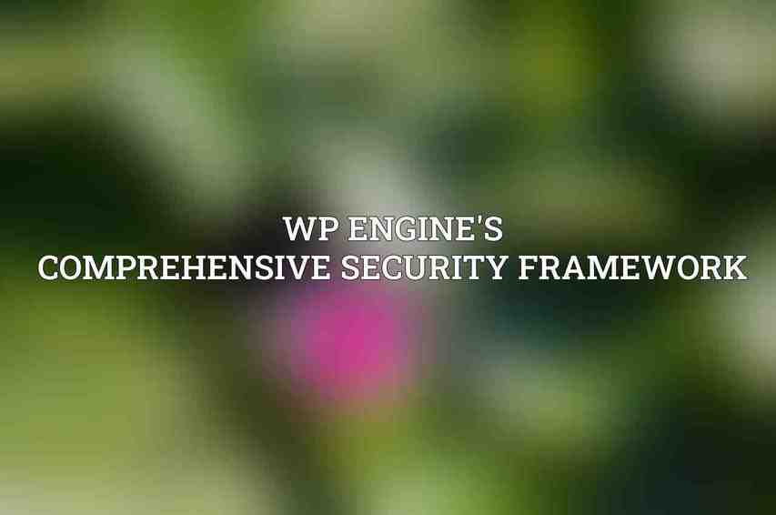 WP Engine's Comprehensive Security Framework