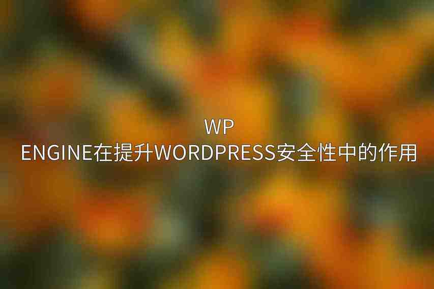 WP Engine在提升WordPress安全性中的作用