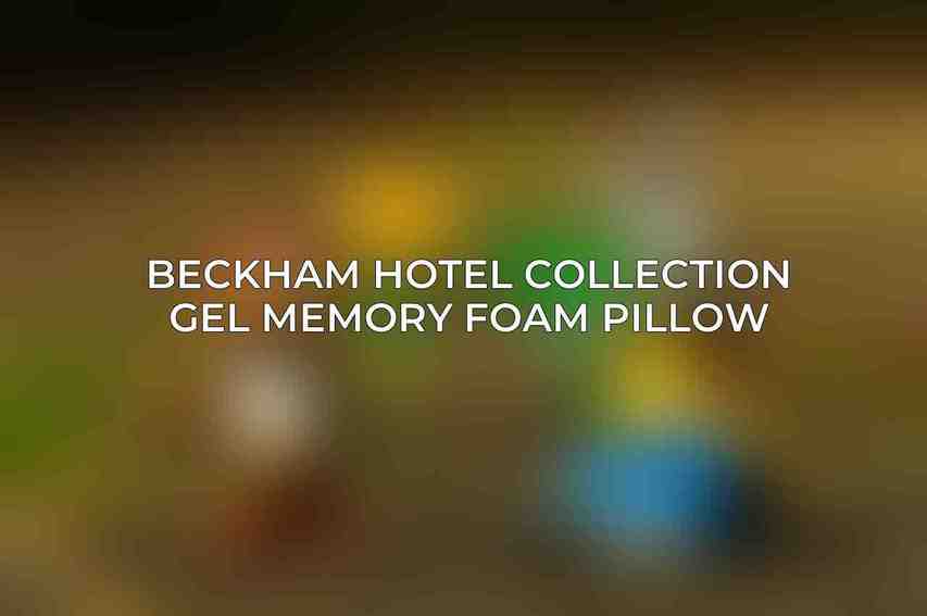 Beckham Hotel Collection Gel Memory Foam Pillow