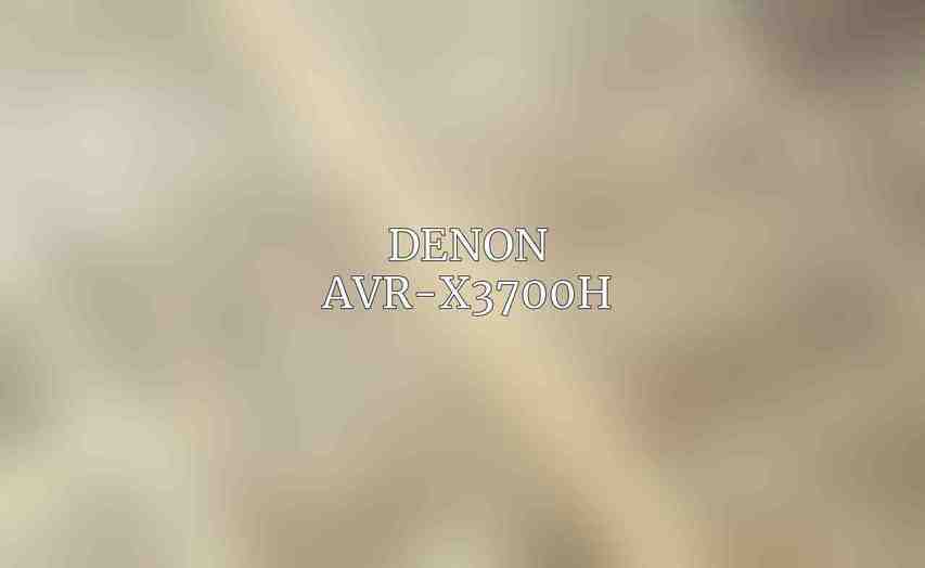 Denon AVR-X3700H