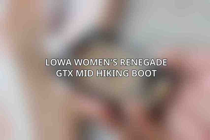 Lowa Women's Renegade GTX Mid Hiking Boot