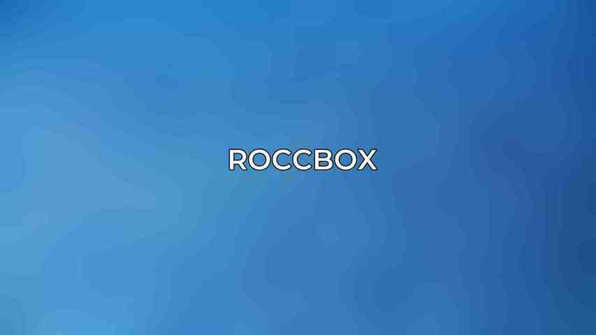Roccbox