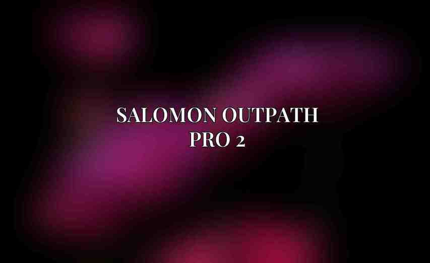 Salomon Outpath Pro 2