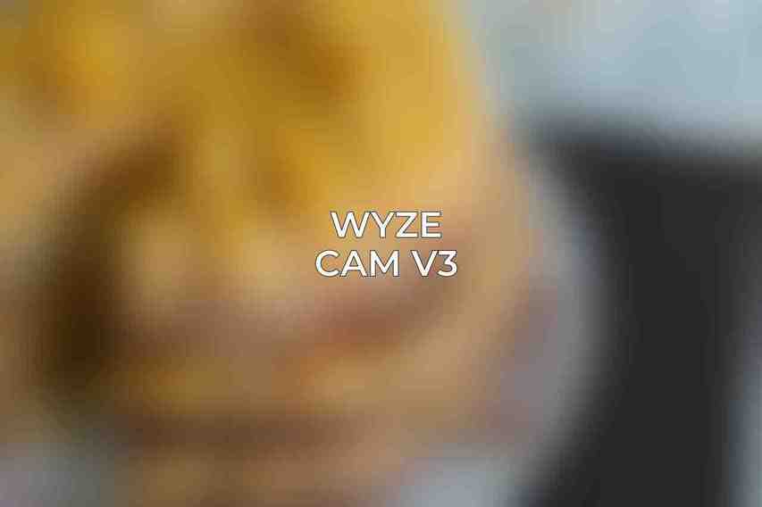 Wyze Cam v3