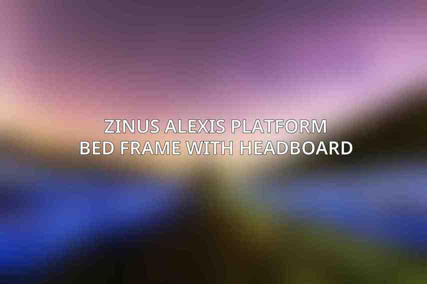 Zinus Alexis Platform Bed Frame with Headboard